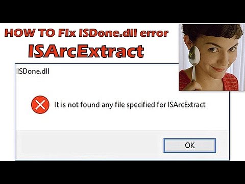 it is not found any file specified for isarcextract fix